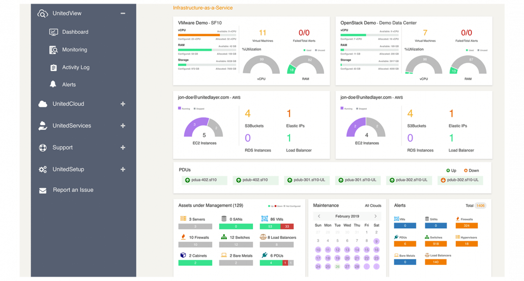 MultiCloud Dashboard